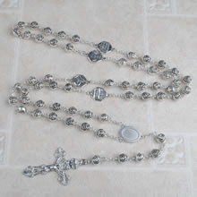 Metal beads rosary